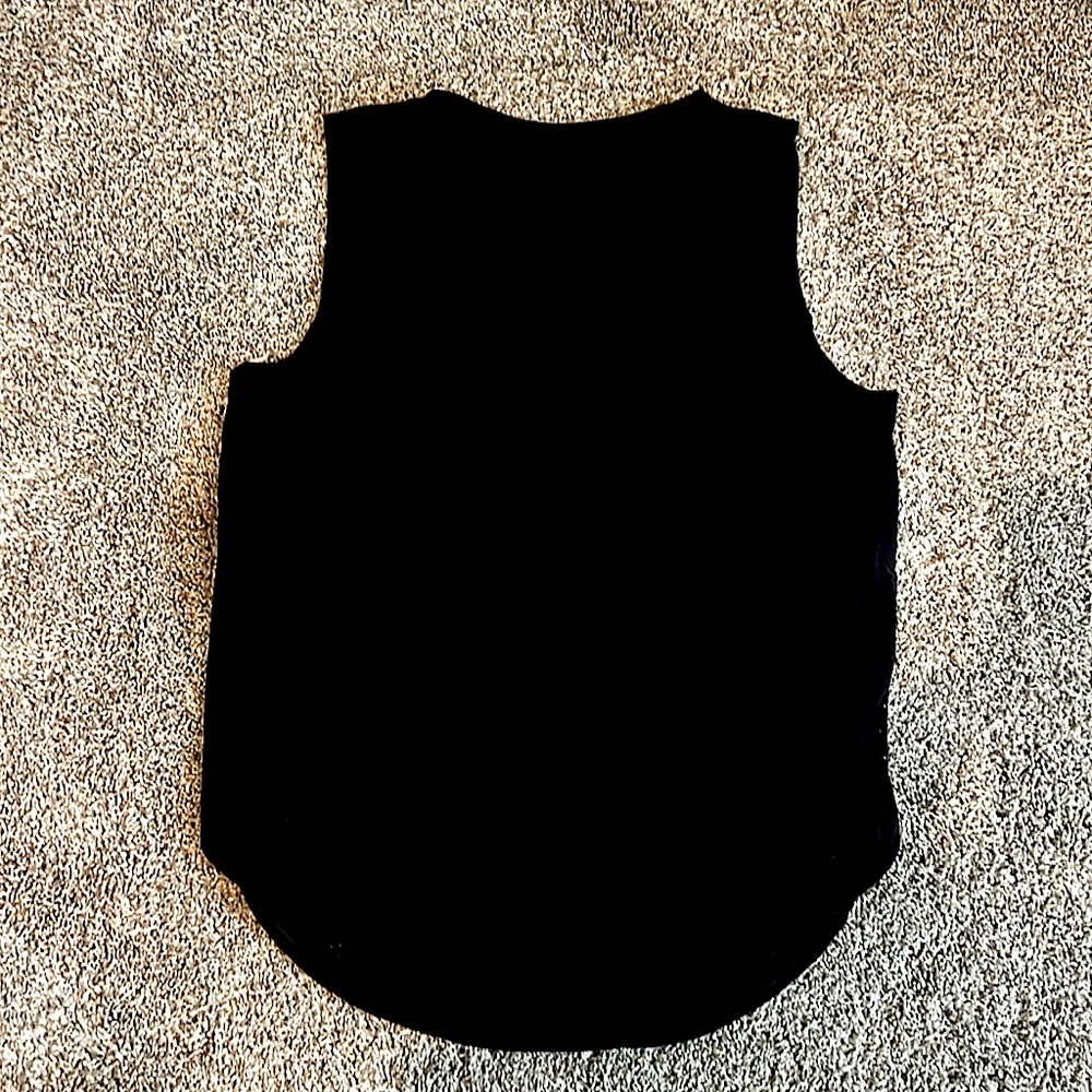 Lululemon black exercise top.  Light, airy, perfect for workouts. Size 8